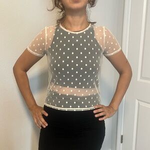 Forever 21 transparent blouse